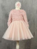Платье нарядное для девочки (3622 vizon)