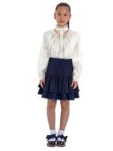 Блузка школьная для девочки (О76540 белый) Блузка школьная для девочки (О76540 белый)
