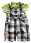 Полукомбинезон с футболкой для мальчика (N60838 green) Полукомбинезон с футболкой для мальчика (N60838 green)