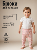 Брючки трикотажные для девочки (3712180)