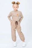 Брюки для девочки (19739 бежевый) Брюки для девочки (19739 бежевый)
