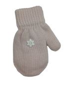 Варежки для девочки (TMg-014(TMg-081) пудровый)