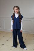 Жилет школьный для девочки (3103 син.) Жилет школьный для девочки (3103 син.)