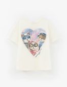 Футболка для девочки (252058 молочный) Футболка для девочки (252058 молочный)