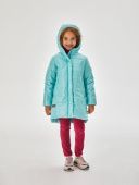 Пальто демисезонное для девочки (5141 ментол) Пальто демисезонное для девочки (5141 ментол)