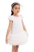 Платье нарядное для девочки (33344 экрю)