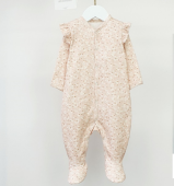 Комбинезон для девочки (К212/01К62и нюдовый/цветочки )