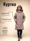 Парка демисезонная для девочек																														 (MIRIAM 24069/00348)