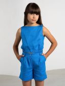 Блузка для девочки (4213-233 голубой)