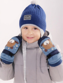 Варежки для мальчика (TCH-035 голубой)