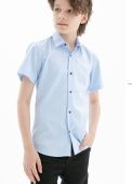 Рубашка для мальчика (DS1A60-4706ds голубой) Рубашка для мальчика (DS1A60-4706ds голубой)