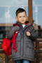 Куртка демисезонная для мальчика (С-675 серый)