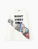 Свитшот для девочки (252098 молочный)