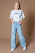 Джинсы для девочки (22549 джинсовый) Джинсы для девочки (22549 джинсовый)