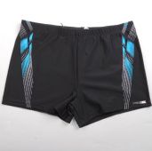 Шорты плавательные для мальчика		 (400123 чёрный/голубой)