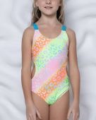 Купальник для девочки (341 оранжевый)