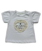 Футболка для девочки (0147хн белый)