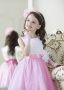 Платье нарядное для девочки																														 (Розалия розовый)
