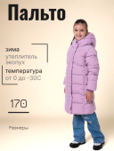 Пальто зимнее для девочки (Вилена вереск)