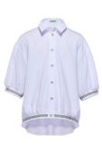 Блузка школьная для девочки (640 белый)