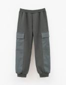 Брюки для мальчика (252079 серо-зеленый)