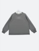 Свитшот для девочки (22699 светло-серый) Свитшот для девочки (22699 светло-серый)