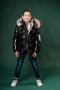 Куртка зимняя для мальчика (ЗС-887 черный/серебро)