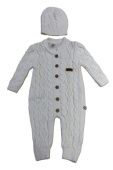 Комбинезон для малыша с шапкой (342219 экрю) Комбинезон для малыша с шапкой (342219 экрю)