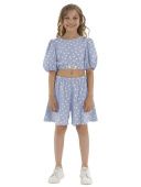 Комплект летний для девочки (О56932 голубой ) Комплект летний для девочки (О56932 голубой )