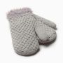 Варежки для девочки (9614099 серый)