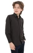 Рубашка для мальчика (DS1A60-4715d черный)