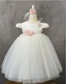 Платье нарядное для девочки (306 пудра) Платье нарядное для девочки (306 пудра)