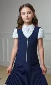 Сарафан школьный для девочки (5272-04 синий) Сарафан школьный для девочки (5272-04 синий)