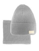 Комплект зимний детский (шапка+шарф-снуд) (Адаптация серый) Комплект зимний детский (шапка+шарф-снуд) (Адаптация серый)