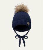 Шапка зимняя для мальчика (СНУПИ/11411 т.синий ) Шапка зимняя для мальчика (СНУПИ/11411 т.синий )