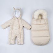 Комплект зимний на выписку (УМКА бежевый) Комплект зимний на выписку (УМКА бежевый)